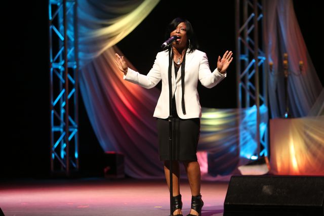 Maurette Brown Clark Performs At Lamplighter Awards 2014