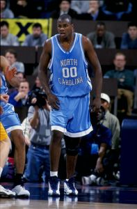 Brendan Haywood playing for North Carolina