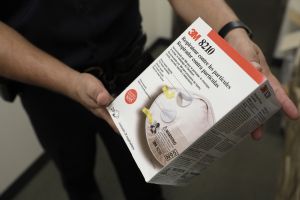 US Customs and Border Protection Officers Wear Coronavirus Protection Equipment