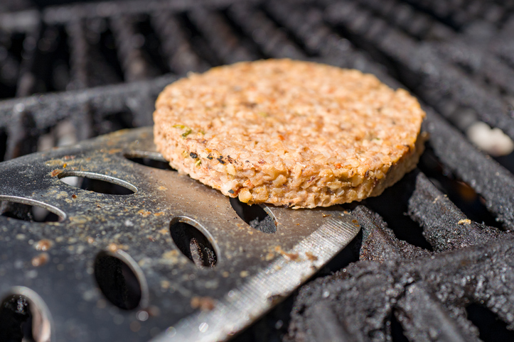 Flipping Veggie Burger